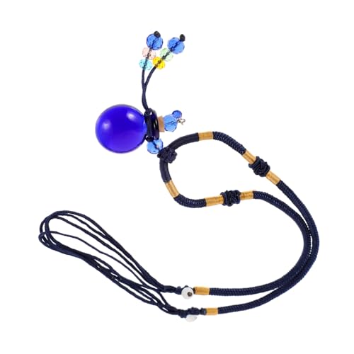 Pendentif huile essentielle collier diffuseur nomade avec corde tressée GALPADA