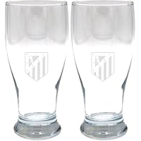 CYPBRANDS Atlético de Madrid, Vaso de Cerveza, Vidrio,