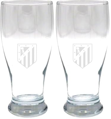 CYPBRANDS Atlético de Madrid, Vaso de Cerveza, Vidrio, Resistente y Apto para Lavavajillas y Microondas, Capacidal 565 ML Producto Oficial (Paquete de 2) | Ya disponible en tu tienda friki favorita! En mundofriki.es! CYPBRANDS Atlético de Madrid, Vaso de Cerveza, Vidrio, Resistente y Apto para Lavavajillas y Microondas, Capacidal 565 ML Producto Oficial (Paquete de 2) | Ya disponible en tu tienda friki favorita! En mundofriki.es!