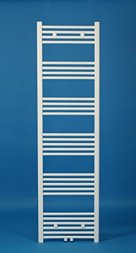 Preisvergleich Produktbild BADHEIZKÖRPER 500x1800 mm WEISS GERADE MITTELANSCHLUSS HANDTUCHTROCKNER DESIGNBADHEIZKÖRPER