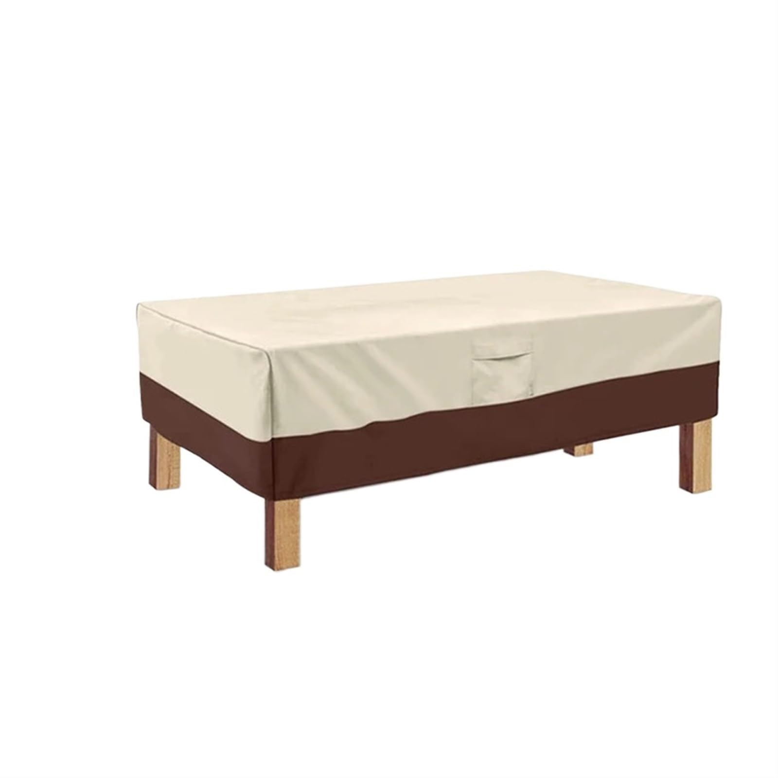 Iuvyta Beige - Brown Garden Furniture Cover 420D Outdoor Garden Furniture Cover For Sofa Table Chair Patio Waterproof(,200X200x85cm)
