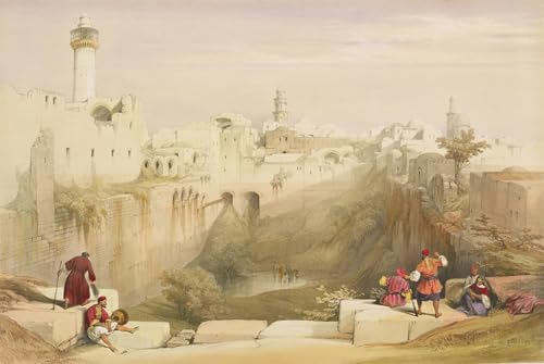 Cuadro de Jerusalén SERENDIPITP 60x90cm, pintura al óleo para decoración de paredes