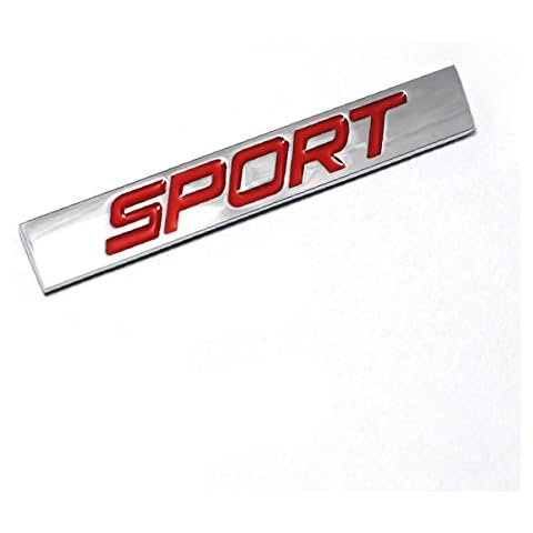 Dsycar 3D Metal SPORT Car Emblem Badge Cover