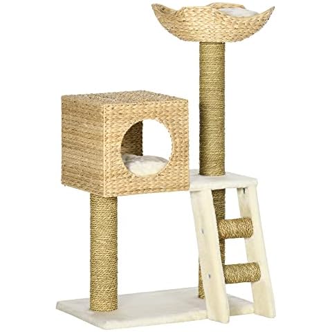 PawHut Cat Tree with Scratching Posts Cover