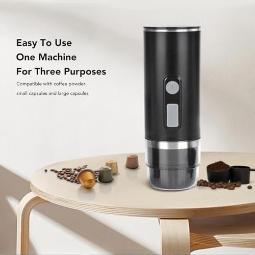 Cafetera portátil eléctrica con función de calentamiento 90 mL miniatura 3