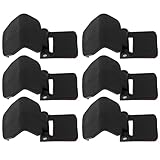 Totority 6pcs Cylinder Lock: Snake Tank Aquarium Clips Escape Screen Clip Snake Cage Clips Glass Cover Support Holder Plastic Turtle Tank Terrarium Cover Clips