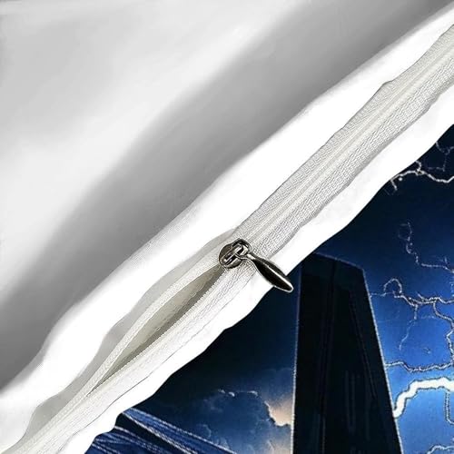 Housse de couette avion cadeau idéal enfant lit simple thème espace 135x200