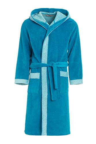 RE-855 Accappatoio uomo bambù 3XL Turchese