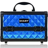 SHANY Chic Makeup Train Case Cosmetic Box Portable Makeup Case Cosmetics Beauty Organizer Jewelry storage with Locks, Multi trays Makeup Storage...