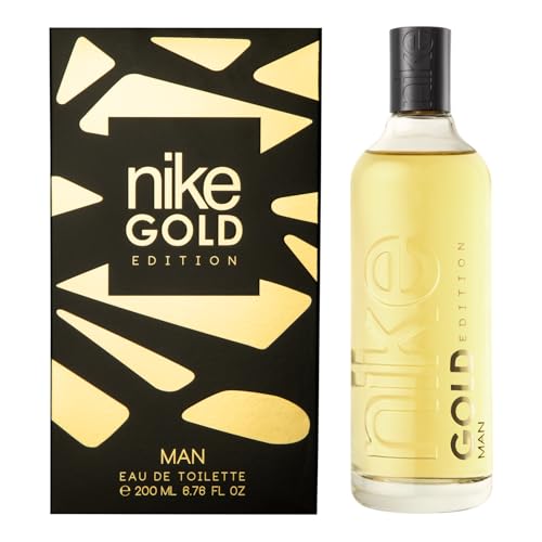 Image of Nike - Gold Edition 200 Ml, Men'S Perfume, Gold Edition Cologne, Scented And Spray Format, Men'S Eau De Toilette, Elegant, Fresh And Powerful, Aromatic Cologne And Long Lasting