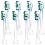 Caslynor Toothbrush Heads Compatible with Philips Sonicare Electric Toothbrush, SoftFlex Cushion Replacement Brush Heads for Gum Care, Fit The Models of 3100, 4300, 5300, 5500, 7900 Series