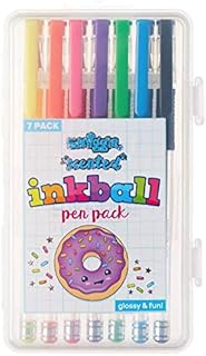 Smiggle Inkball Gel Pen Pack x7 Scented Coloured Ballpoint Pens