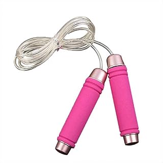 XGao Weighted Jump Rope Rapid Speed Rope Adjustable PVC Wire Rope with Bearing