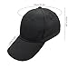 Black Hat 2 Packs Cotton Classic Baseball Cap for Men and Women Adjustable
