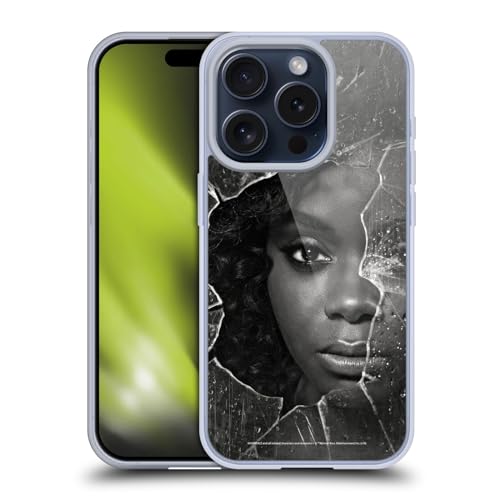 Head Case Designs Licenciado Oficialmente Riverdale Josie Mccoy Retratos de Cristal Roto Caso Funda de Gel Suave Compatible con Apple iPhone 15 Pro