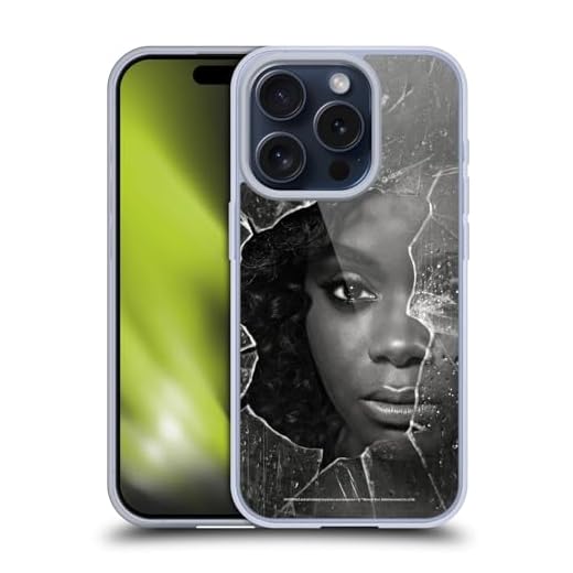 Head Case Designs Licenciado Oficialmente Riverdale Josie Mccoy Retratos de Cristal Roto Caso Funda de Gel Suave Compatible con Apple iPhone 15 Pro