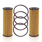 2Pcs FT4Z-6731 FL2062 Oil Filter Compatible with Ford F150 Explorer Fusion Ranger Lincoln MKX MKZ