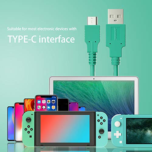 Chargeur USB C Nintendo Switch et câble Switch rapide 1.5m vert - 6