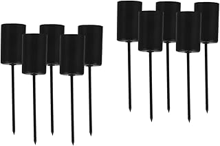 10pcs Taper Candle Holders for Christmas Tree and Table Decor Candle Cup Insert Spike and Stylish Design for Holiday Ambiance Finish