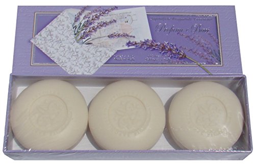 Saponificio Artigianale Fiorentino 'Profumi e Baci' Perfumed Kisses Lavender Soap 3 5.29 oz Round
