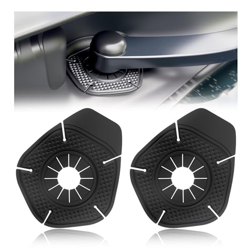2PCS Car Wiper Arm Hole Cover,Flexible Windshield Wiper Covers for