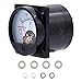 Baomain Analog Dial Panel Meter Voltmeter Gauge SO-45 AC 0-150V Round Black