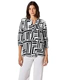 Mélange de viscose léger Cecil B345658 Blouse, Bleu Universel, L Femmes