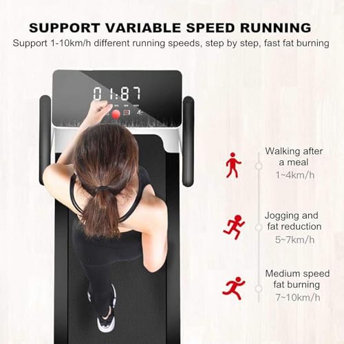 Image of Treadmill Tablet Home Treadmill Gift Folding Electric Treadmill Fitness Treadmill Multi-Function Fitness Equipment
