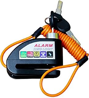 Bibowa Disc Brake Lock With Alarm - Anti -Theft Disc Lock Motorcycle Alarm