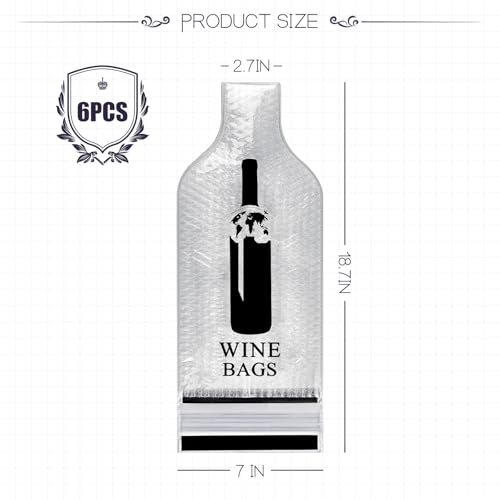 QPEY 6 Set Double Layer Wine Bags