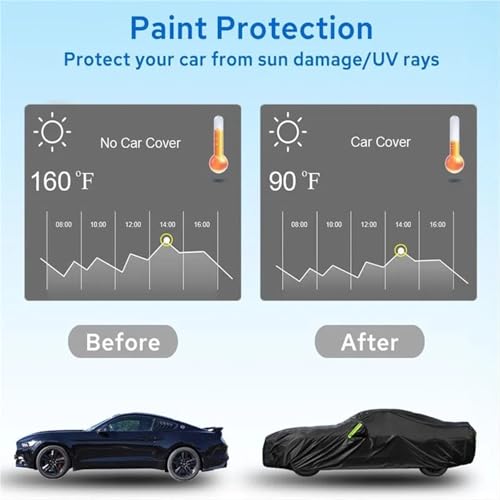 Housse de voiture M2 toutes saisons imperméable avec bâche antigel - 5
