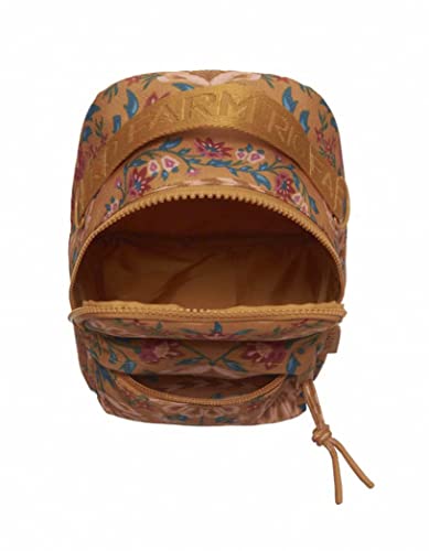 Mochila Mini Borogodó Delicadeza Arara Farm Caramelo