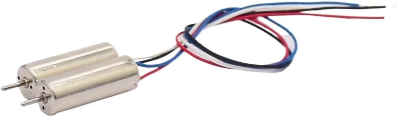 DC 3V-3.7V Mini Coreless Motor 412,612,615,617.716,720,816,8520,1020 High Speed Magnetic Motor RC Drone Engine UAV Accessories(1mm hole propeller)
