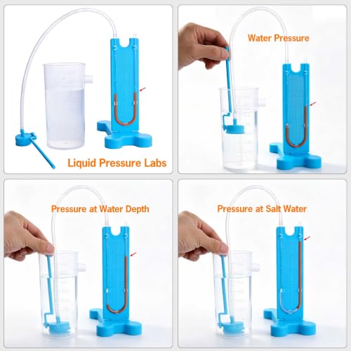 Matifaner Physics Mechanics Experiment Kit, STEM Physics Lab Set with Balance Scale, Pulley, Pressure Gauge & Measuring Tools, Classroom Teaching Aids, Ideal Lab Tools for Junior School Students - Image 4