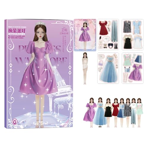 Leryveo Magnetische Anziehpuppe mit Zubehör