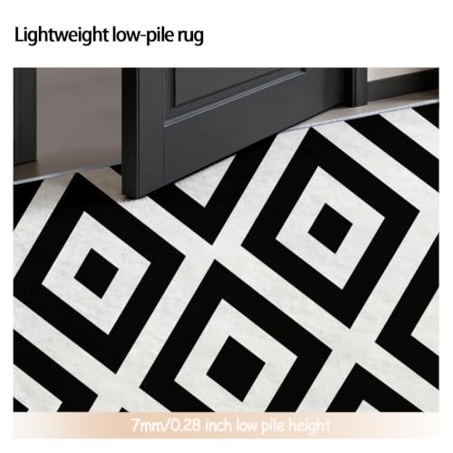 Tapis géométrique lavable en machine pour une chambre de bébé - 7