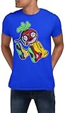 Jordan What The 5 Ragdoll Zip Mouth Numb Bear Men's Match to Sneaker Clothing T Shirt Blue