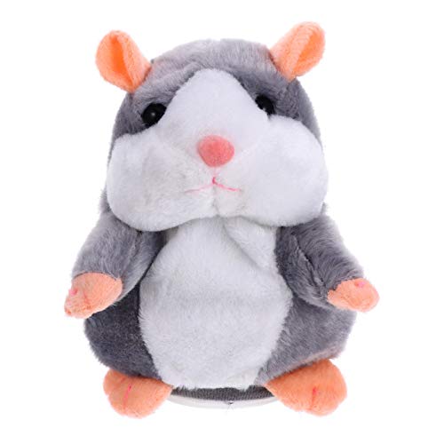 TOYANDONA Sprechender Hamster Figur 18CM Plüsch Maus Elektronisches Spielzeug Baby Plüschtier Stofftier Kuscheltier…