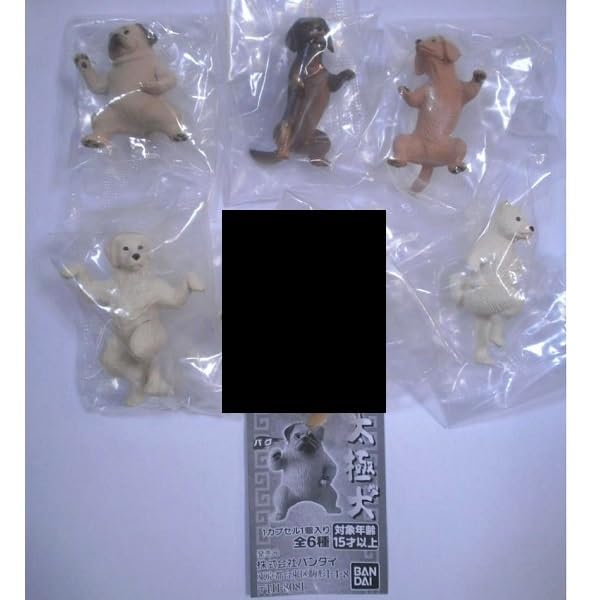 Amazon.co.jp: 太極犬 5種 セット パグ ミニチュア ダックスフンド