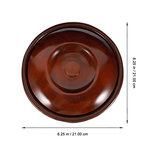 Doitool Wood Serving Bowls With Lid, Tableware Wooden Serving Bowls For Salad, Candys, Snack, Nuts Serving Container Condiment Container (8.25X8.25X2.85 Inch) #TOP2
