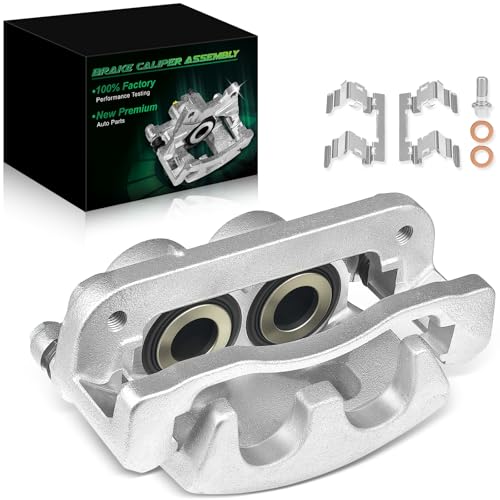Image of Front Right Disc Brake Caliper Assembly with Bracket Fit for:-Chevy Silverado Suburban Express 1500 Tahoe, for:-GMC Sierra Yukon XL Savana 1500, for:-Cadillac Escalade XTS 08-20 OE# 18-B4918A