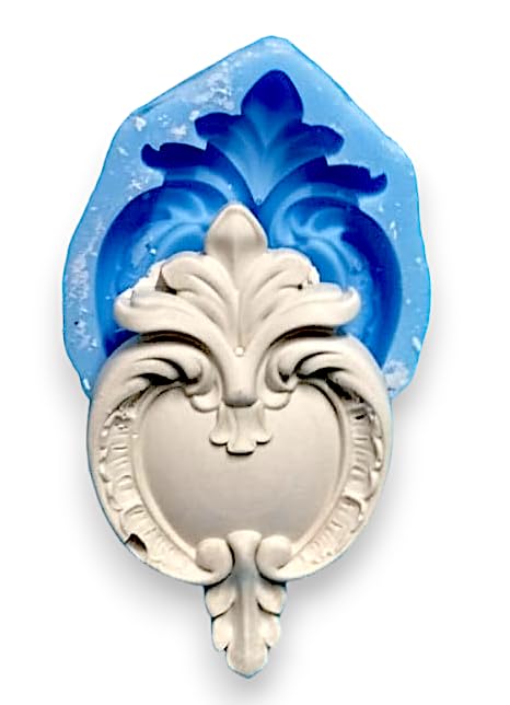 AUS Relief Decoration Silicone Mold Design New European Retro Frame Shape 3D Silicone Fondant Soap Mold Flexible and Reusable Silicone Mold-image-5
