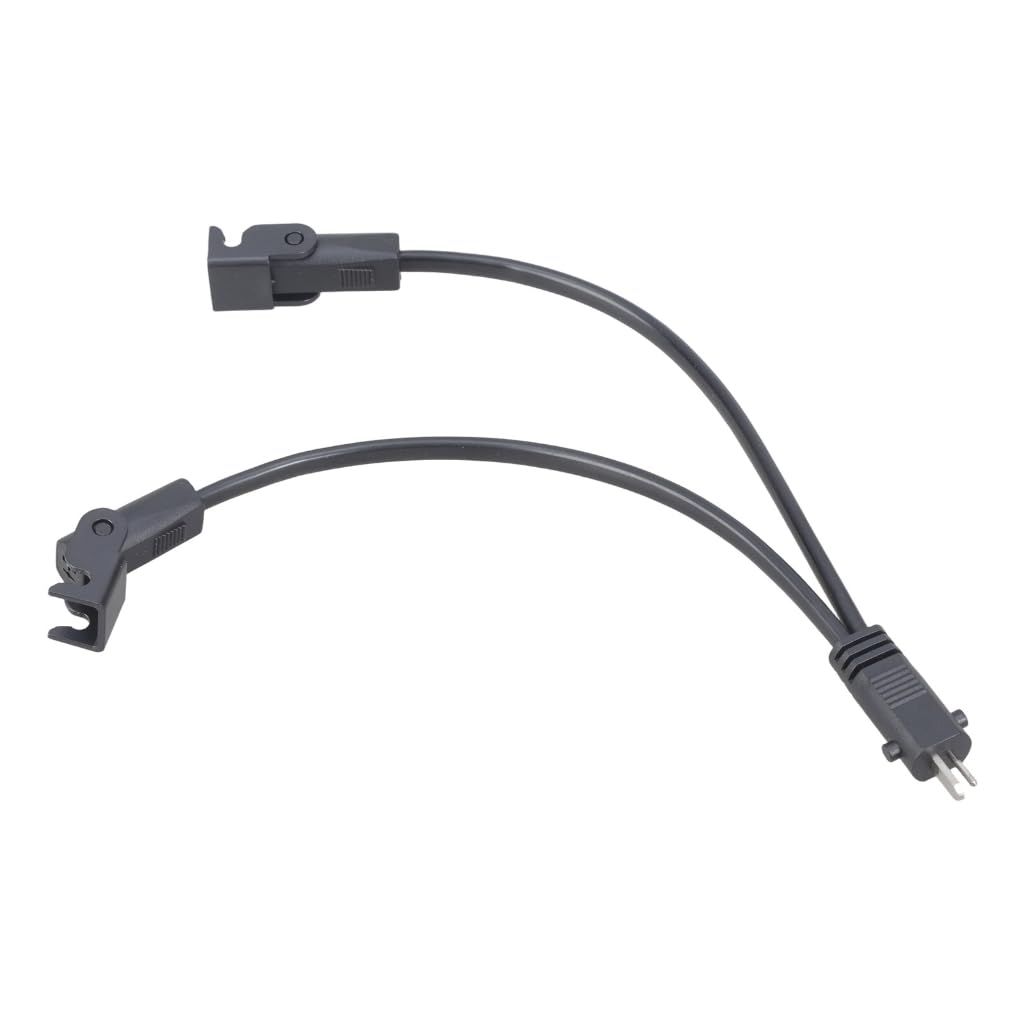 Elnwnnkc Two Port Electric Sofa Power Splitter Cable with Overloads Protections for Multiple Device