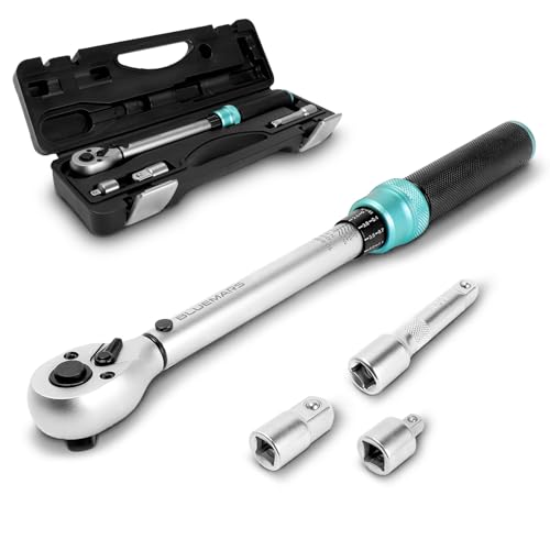 BLUEMARS 3/8 Inch Drive Ratchet Torque Wrench