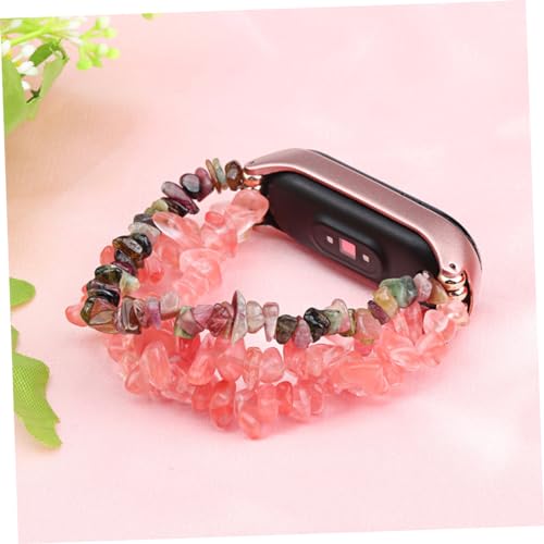 NUOBESTY 1pc Decorative Agate Watch Strap Creative Crystal Wristband for Jewelry-inspired Rough Band Comfortable and Stylish Accessory for Any Occasion2