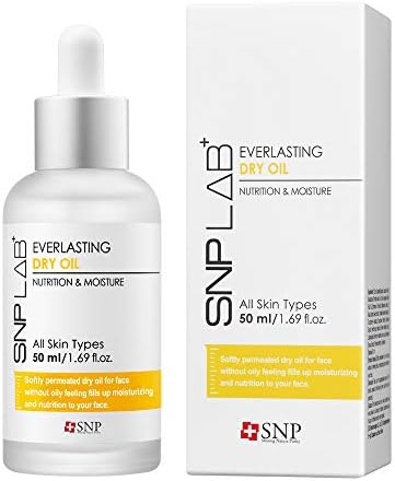 SNP Lab+ - Everlasting Moisture Ampoule - Facial & Skin Serum with Maximum Hydration for All Dry Skin Types - 30ml - for Mom, Girlfriend, Wife, Her, Women
