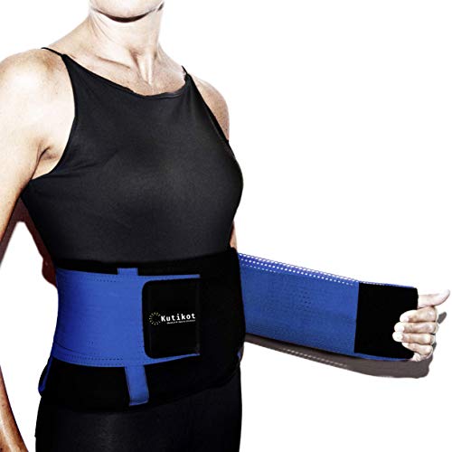 Faja Lumbar para dolor de Espalda con Tejido Transpirable - Ligera casi Invisible - Doble Ajuste - Cinturón de Corrector de Postura Terapéutico - Certificado CE