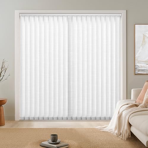 LazBlinds Light Filtering Vertical Blinds Replacement Slats – Polyester Fabric