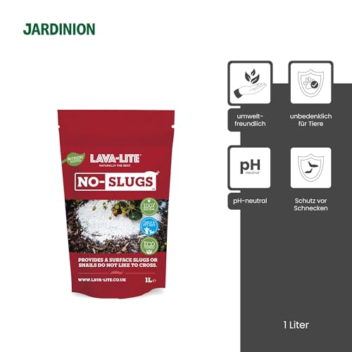 Jardinion Schneckenschutz, Lavagranulat, 100% natürlich Pflanzgranulat für Zimmerpflanzen und Outdoorpflanzen – Bild 3