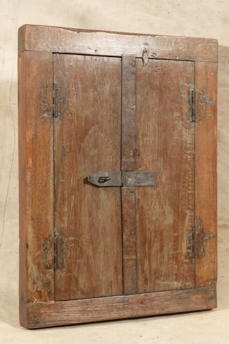 Biscottini Innentür Fenster L46XPR5XH61 CM - Holztür - Türen für Innen und Außen - Wohnkultur